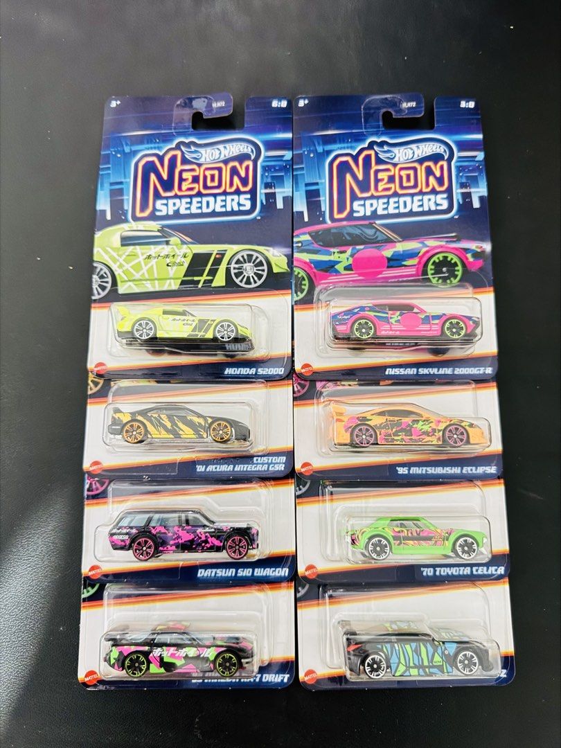 Hotwheels Neon Speeders 2024 Set (Category: Kids Toys) located in Manila. Submitted by altan16 (Listing ID 1469289320, Image 1). Description: 8pcs .