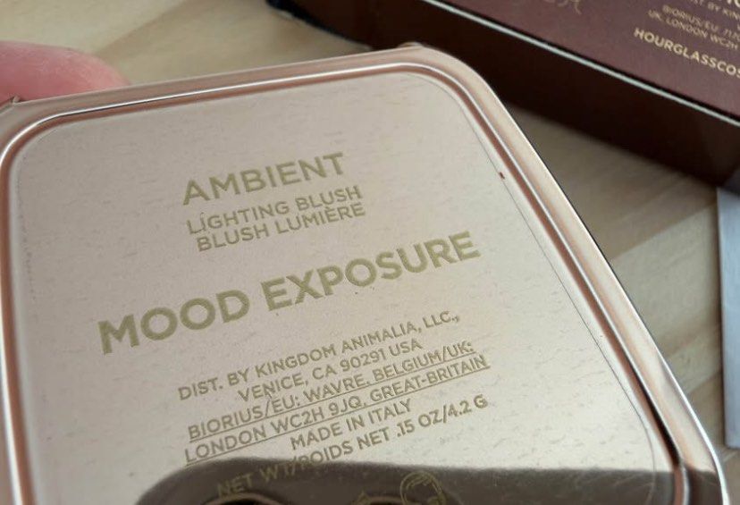 Hourglass blush mood exposure (Category: Makeup) located in Quezon City. Submitted by cheerupbby (Listing ID 1469213385, Image 3). Description: I will ship when I get back home to the Philippines in February 2027. No reservations. Pay = sold! All makeup is crossposted on marketplace 🇨🇦 and nowhere else. 📍 QC Can ship thru lalamove or j&t.