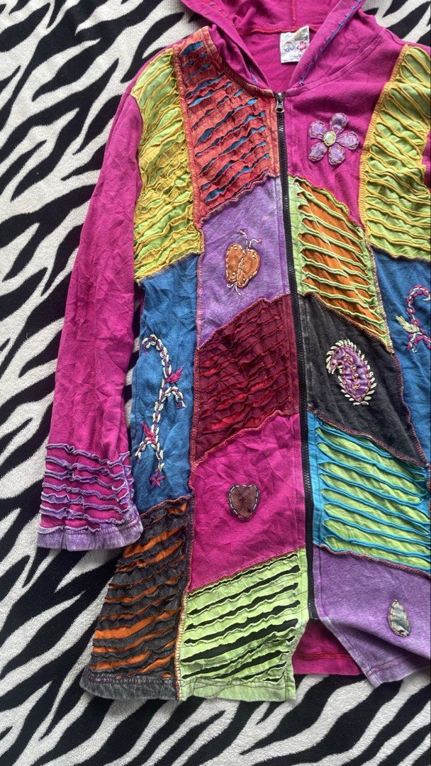 HQ FAIRYCORE WHIMSICAL HIPPIE JACKET (Category: Coats, Jackets and Outerwear) located in San Jose del Monte. Submitted by thriftshopngkeki (Listing ID 1469268024, Image 2). Description: medium size.