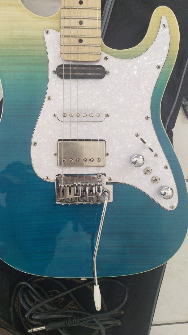 HSH Pickup set (Category: Musical Instruments) located in Dasmarinas. Submitted by zzzaddy (Listing ID 1469263951, Image 1). Description: For Sale HSH Wiring Harness, Rush 1500, negotiable. RfS: Funding a p90-humbucker combo in this thing instead. Components: Active Ceramic Neck, Ceramic Middle, Japan branded Humbucker bridge, no coilsplit. 5-way switch, 1V1T, both of the toggles are for the active neck. Battery compartment for the active neck, a