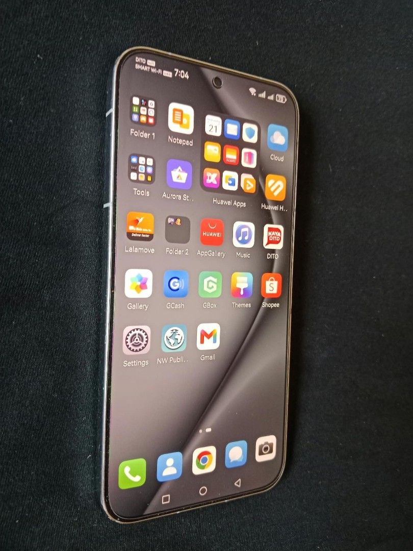 huawei pura 70 (Category: Huawei) located in Cavite. Submitted by tobibrat (Listing ID 1468969496, Image 3). Description: huawei pura 70 12gb ram/256gb rom flagship phone no issue unit/case/original 66w charger 18500 pick up only pascam dos gentri cavite.