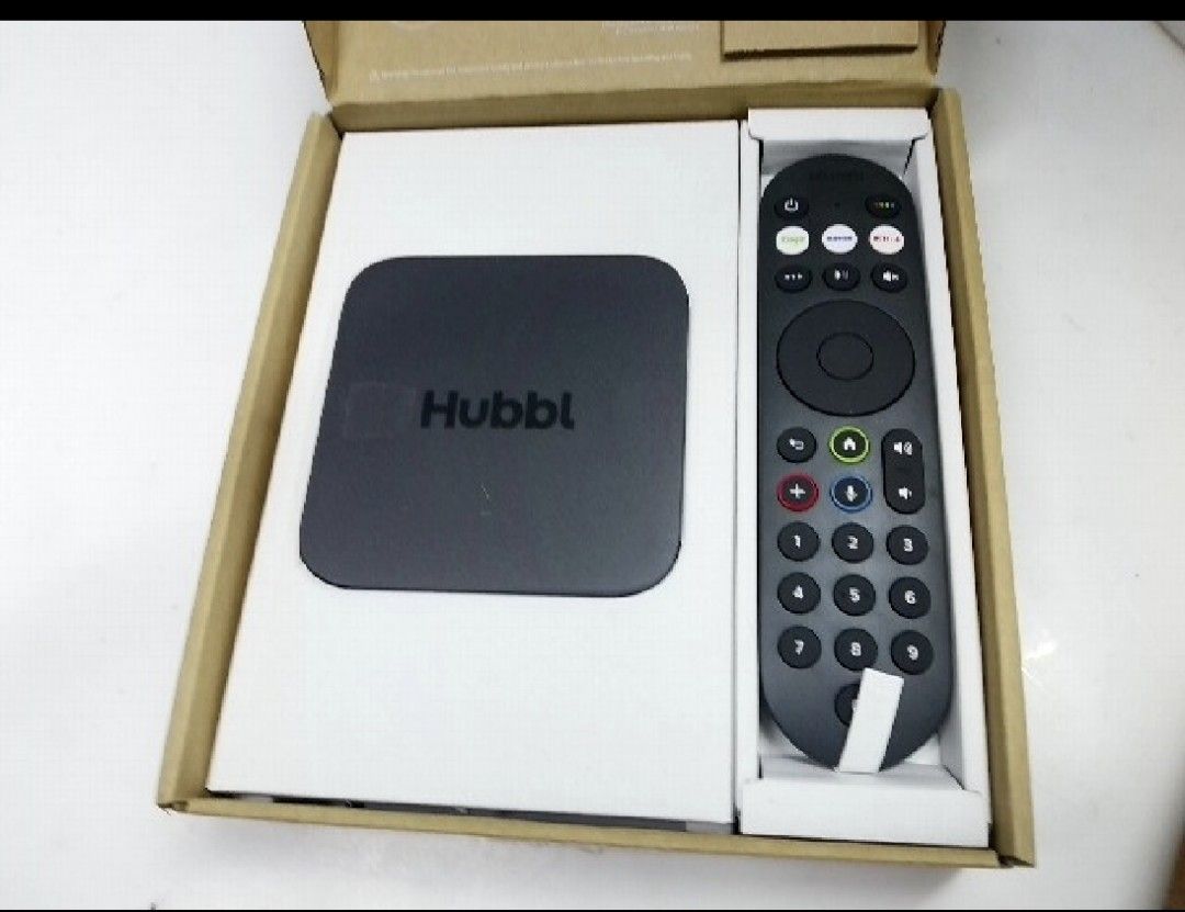 Hubbl 4K TV Streaming Box with Remote Control – Complete Set in Box (Category: TV Parts & Accessories) located in Pasig City. Submitted by realistic28 (Listing ID 1469199184, Image 2). Description: 📺 Hubbl 4K TV & Streaming Box Gawing mas convenient ang panonood sa inyong TV gamit ang Hubbl 4K Streaming Box! May kasamang remote control para mas madaling mag-navigate at kontrolin ang device. 📦 Product Details: Brand: Hubbl Model Number: IP061-05