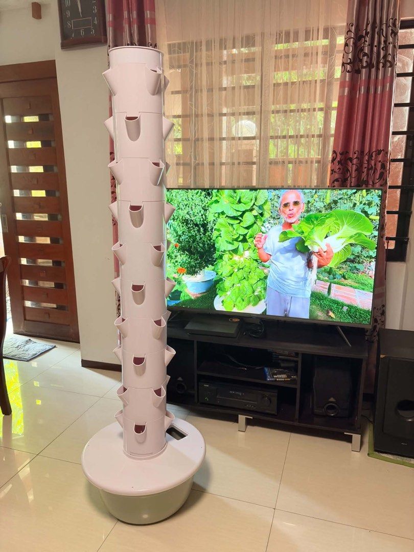 Hydropinic Tower System (Category: Industrial Equipment) located in Paranaque City. Submitted by insidetheavault_ (Listing ID 1469222949, Image 1). Description: FOR SALE 🌱: FOURLEAF BY VERDANTIA – VERTICAL HYDROPONIC TOWER! SRP: 8,999❗️ What’s included? ✅ Vertical hydroponic tower ✅ Water reservoir base ✅ Water pump ✅ Timer and power control ✅ Grow cups ✅ Rockwool for seedlings 📩 Interested? Send us a message for the price and more details! Fou
