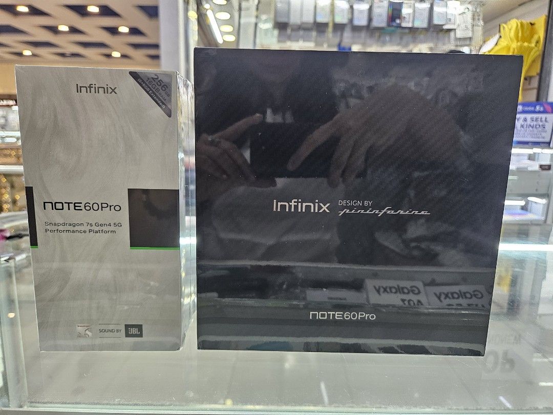 Infinix Note 60 pro 8+256gb (Category: Android Others) located in San Juan City. Submitted by rjean02 (Listing ID 1469262104, Image 1). Description: Brandnew sealed original loc Theatermall Greenhills.