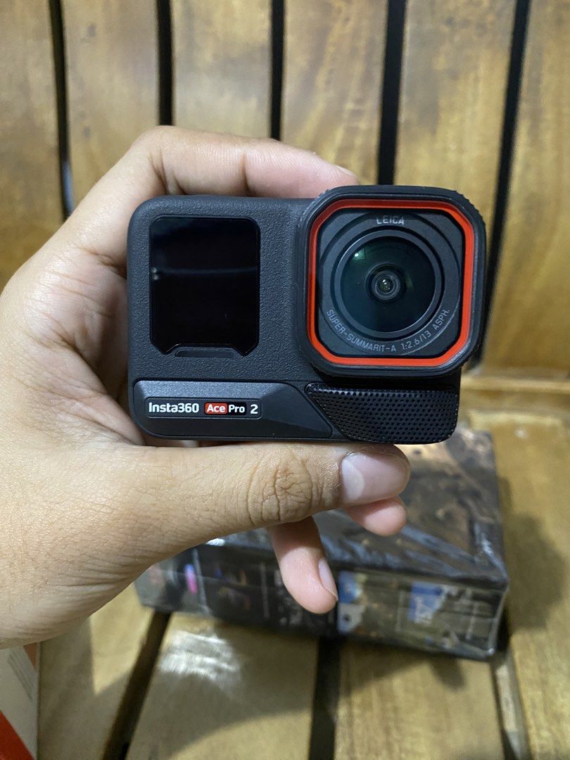 Insta360 Ace Pro 2 Action Camera bundle (Category: Video Cameras) located in Cavite. Submitted by retro_boy (Listing ID 1469309857, Image 3). Description: 27k php Kindly read all the details and inclusions Selling Insta360 Ace Pro 2 -DOP last April 25 2026 (6 months old) -Barely used (mostly indoors) -Tempered glass installed since day one (Main screen) -Screen protector installed (front screen) -Still under warranty and with receipt Inclusions: 
