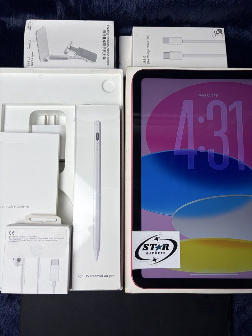 iPad 11th Gen A16 128gb PINK (Category: iPad) located in Cebu City. Submitted by stargadgets00 (Listing ID 1469220421, Image 2). Description: ✨AVAILABLE✨ iPad 11th Gen A16 128gb PINK - 23,500 10.9 Inch Display Wifi only 93% battery health A16 Bionic Chip 128gb / 4gb RAM No scratch No dent No Bend Pristine condition Local Variant Good for note taking, research, Canva, Capcut, multi tasking Inclusions: Original Box same IMEI Replace Type C charger 