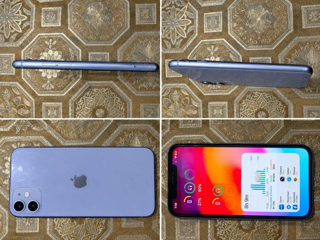 iPhone 11 (Category: iPhone 11 Series) located in Manila. Submitted by jedreidolf86731 (Listing ID 1469194012, Image 1). Description: For sale: What: iphone 11 Issue: 1 inch slightly visible scratch on the screen and tiny dots on the side Working Condition: Good working condition Asking Price: P10,500 negotiable.