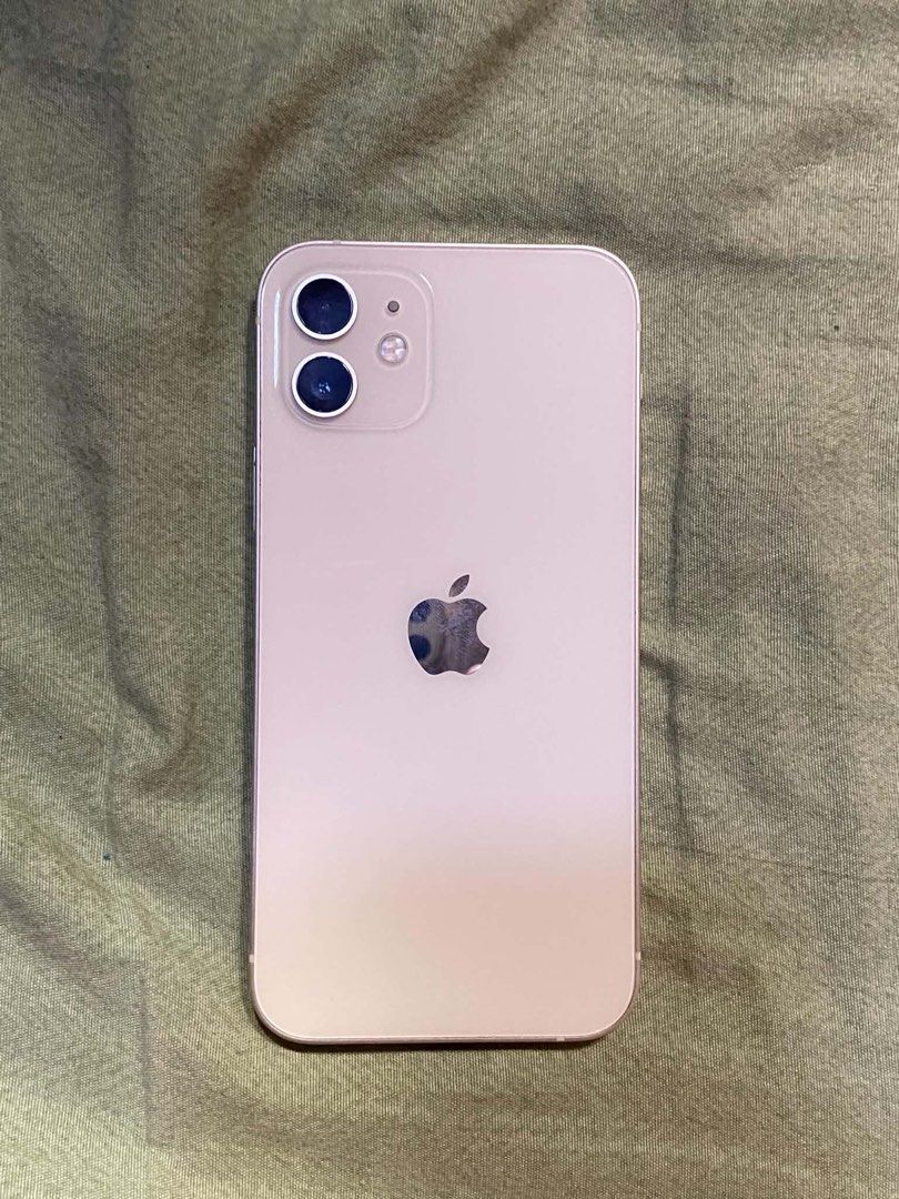 Iphone 12 (Category: iPhone 12 Series) located in Quezon City. Submitted by xarxeaa (Listing ID 1469180841, Image 1). Description: Iphone 12 sale or swap No issue F.U 90% Bh 128gb Dual sim have fave id and true tone minimal dents due to hard case no repair history .