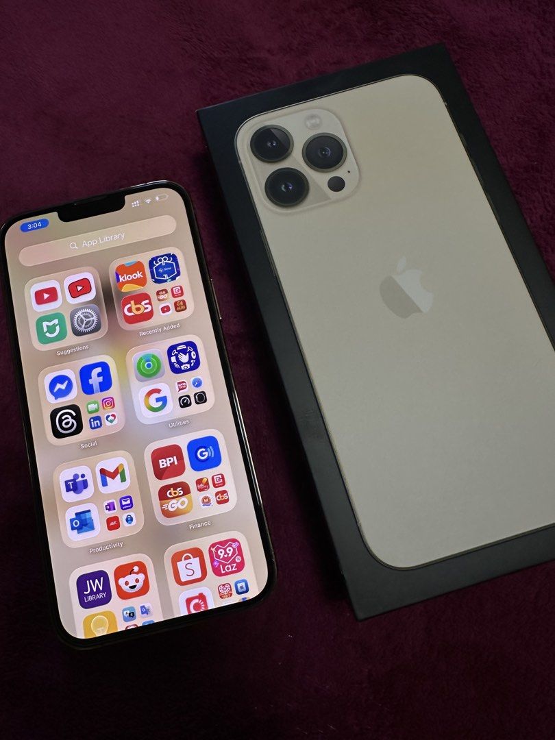 iphone 13 pro max 128gb (Category: Others) located in Cabanatuan. Submitted by ldej20 (Listing ID 1469283327, Image 1). Description: complete with box 82% battery pwede sa maselan used for text call, and email only rfs: upgrade .
