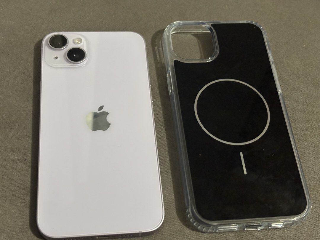 iPhone 14 Plus 512GB (Category: iPhone 14 Series) located in Quezon City. Submitted by khuuun (Listing ID 1469305862, Image 3). Description: iPhone 14 Plus 512 | Purple Hk Variant | Dual Sim Good Condition No History of repair 76% Battery Health Unit and case only Issue : May Minor scratches sa screen and side ( pa tempered glass mo nalang ) Perfect for personal used. All working No Hidden issue . Check to sawa.