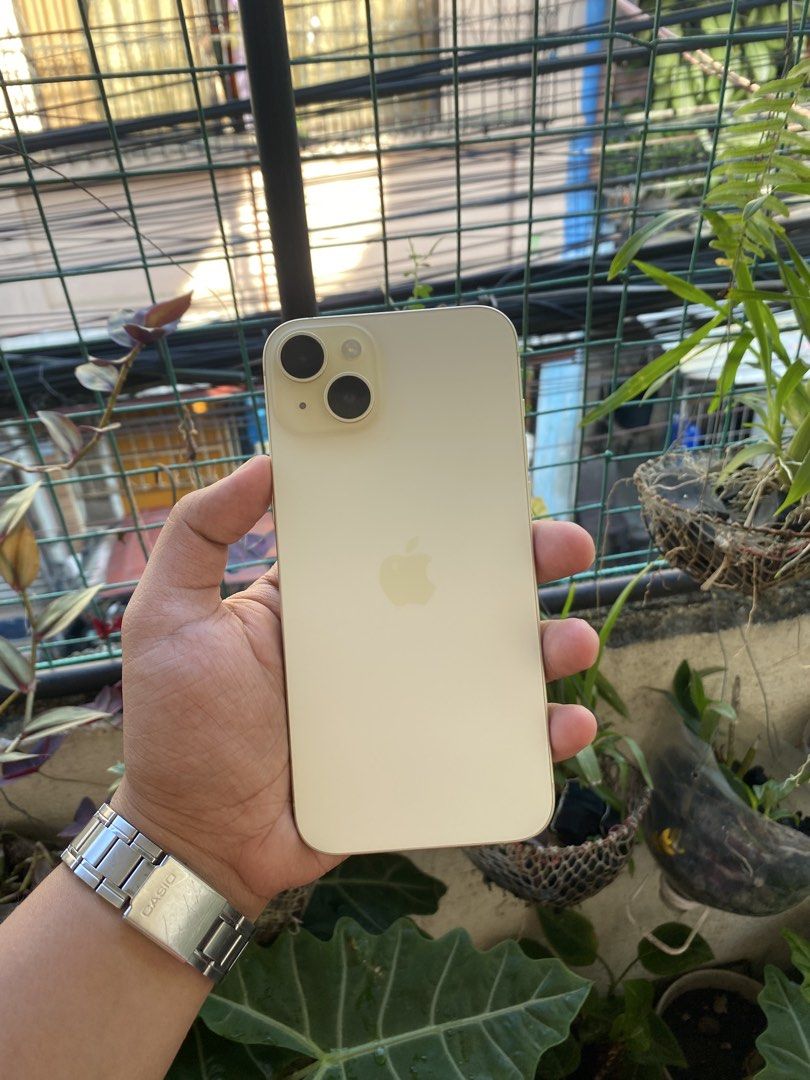 iPhone 15 PLUS 128GB (Category: iPhone 15 Series) located in Manila. Submitted by ken-j (Listing ID 1469393120, Image 1). Description: For sale or Swap sa lower ios only iPhone 15 Plus 128GB 73% Battery Health (Original Battery) Openline (Any sim) ZP/A Variant NTC APPROVED No issue all working (face id & true tone both working) Orig all parts No history of repair 23,500 fix 📍Las Piñas.