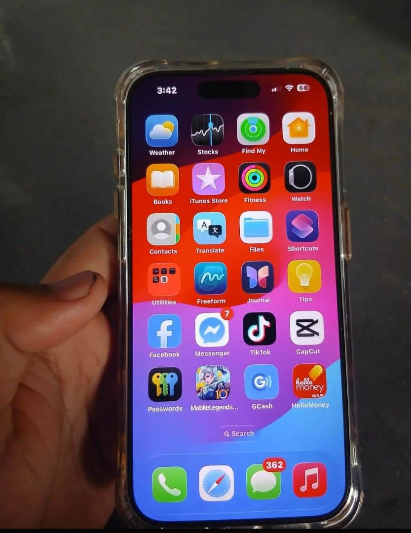 iPhone 15 pro (Category: iPhone 15 Series) located in Caloocan City. Submitted by swiftwater_9c01d6 (Listing ID 1469257957, Image 3). Description: FS Iphone 15 Pro 128gb 83% BH No history of repair Paunahan nalang! Location: Iloilo City Can ship Nationwide Via LBC🚛.