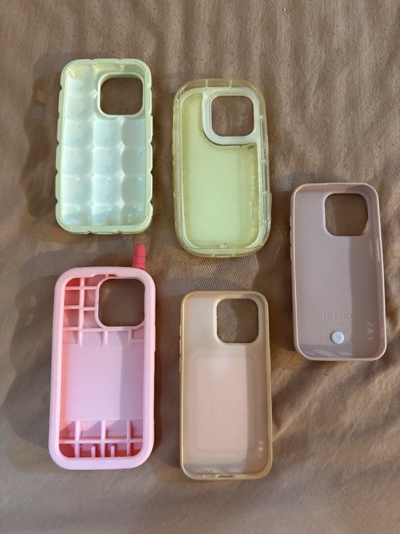 iPhone 15 Pro Cases (Category: Cases & Sleeves) located in Manila. Submitted by withlovesam (Listing ID 1469265146, Image 2). Description: all for 550 only!! everythings so pretty ☺️.