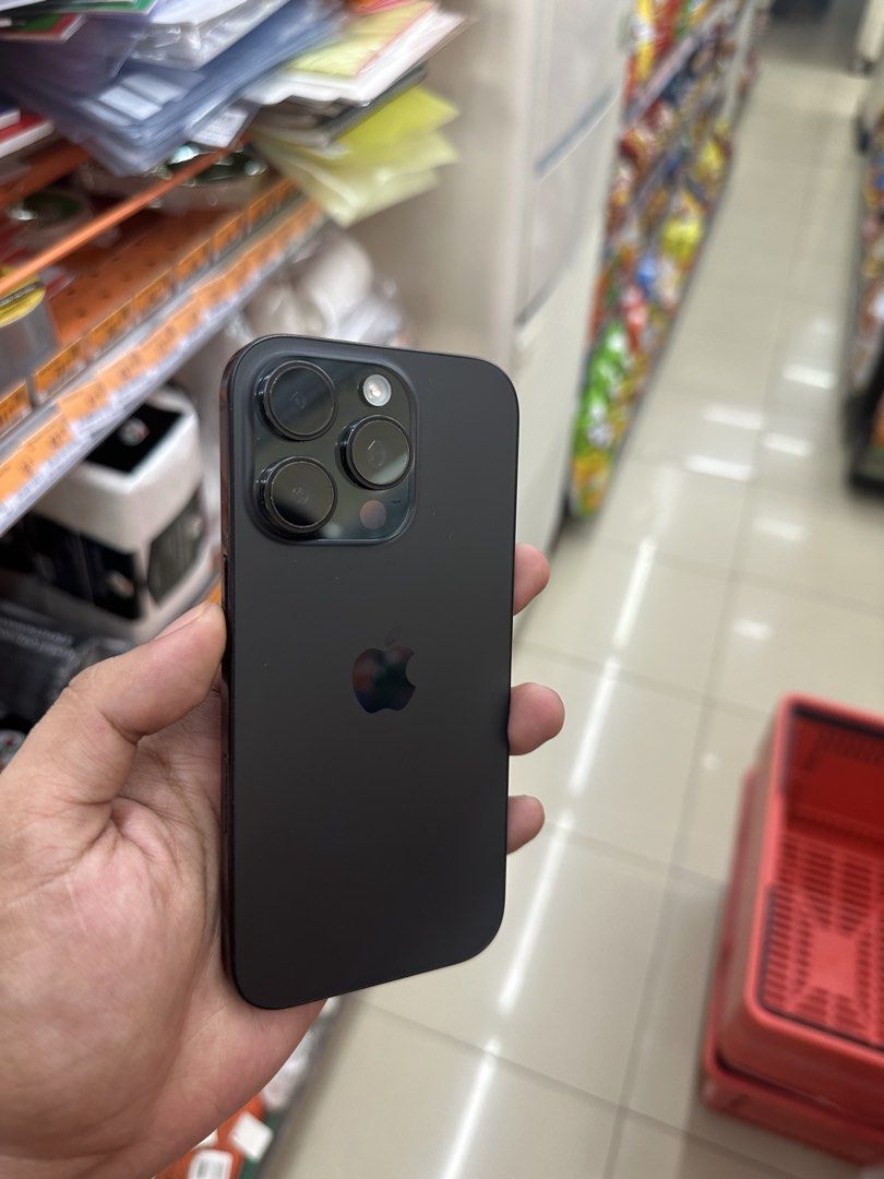 iPhone 16 Pro 128GB black (Category: iPhone 16 Series) located in Manila. Submitted by sam_921223 (Listing ID 1469284989, Image 1). Description: iPhone 16 Pro 128GB black Factory unlock any sim ZP/A model local Variant Philippines NTC approved No issue No history of repair All parts original All working All button working 100% Good condition 95% smoothness 80% battery health Manila location Open for meetup Around Manila .