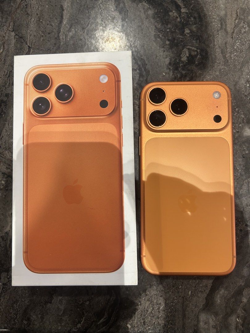 iPhone 17 Pro Max - 97% Battery Health (Category: iPhone 17 Series) located in Quezon City. Submitted by ricardo7_ (Listing ID 1469194733, Image 2). Description: 97% battery health. 215 cycles. iPhone 17 Pro Max. 256GB. Complete set. With brand new tempered glass and free magsafe case. No any dents or scratches. .