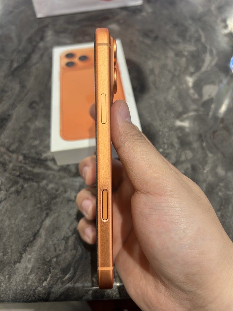iPhone 17 Pro Max - 97% Battery Health (Category: iPhone 17 Series) located in Quezon City. Submitted by ricardo7_ (Listing ID 1469194733, Image 3). Description: 97% battery health. 215 cycles. iPhone 17 Pro Max. 256GB. Complete set. With brand new tempered glass and free magsafe case. No any dents or scratches. .