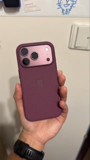 原裝 Apple iPhone 17 / 18 Pro Max TechWoven Case Blue 藍色全新未開未用, 手提電話, 電話及 ...