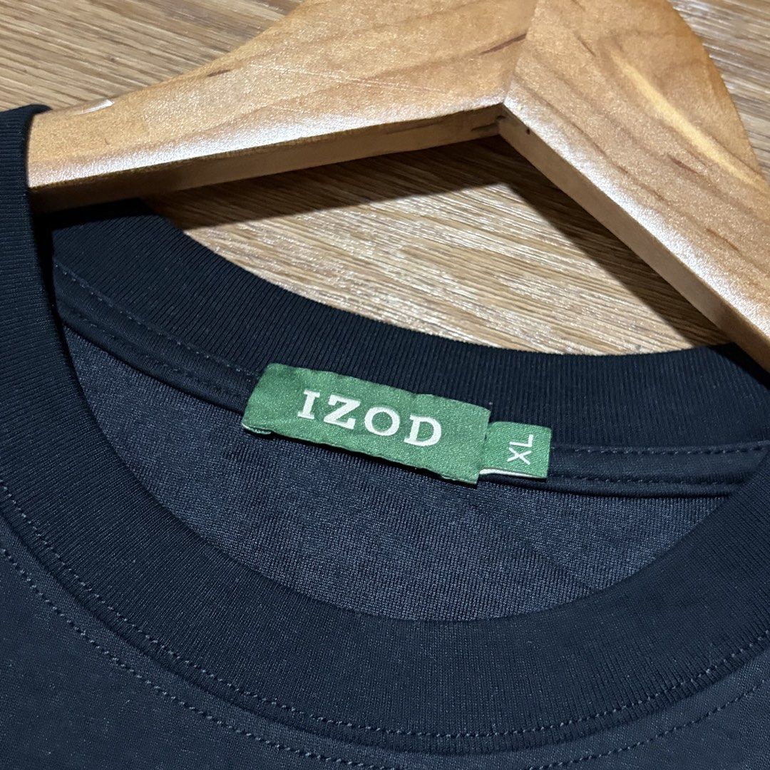 Izod Script Shirt (Category: Tshirts & Polo Shirts ) located in Bulacan. Submitted by frugal.search (Listing ID 1469269048, Image 3). Description: Izod Script Shirt Size Medium on tag Excellent condition Issue cut washtag 480 pesos + shipping fee Loc: Malolos, Bulacan MOP: Gcash MOD: Jnt & Lalamove.