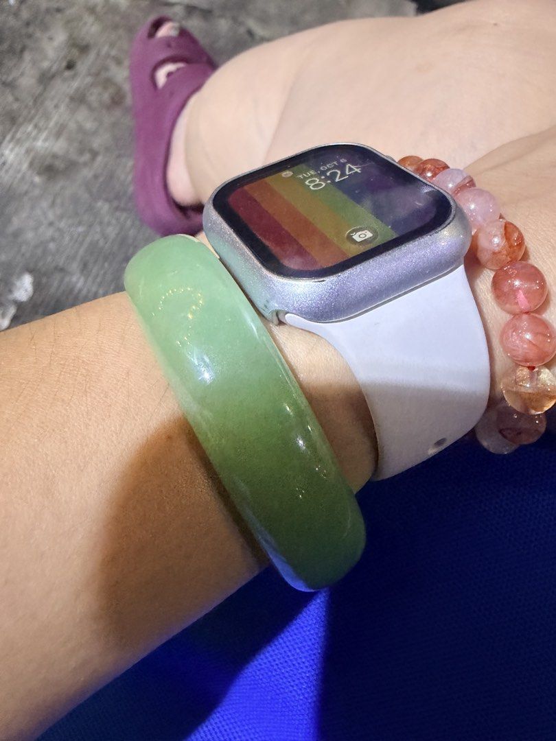 Jade Bangle (Category: Bracelets) located in Manila. Submitted by louisena28 (Listing ID 1469385775, Image 2). Description: Jade Bangle for Sale 2,000 pesos Size 54mm 16cm .