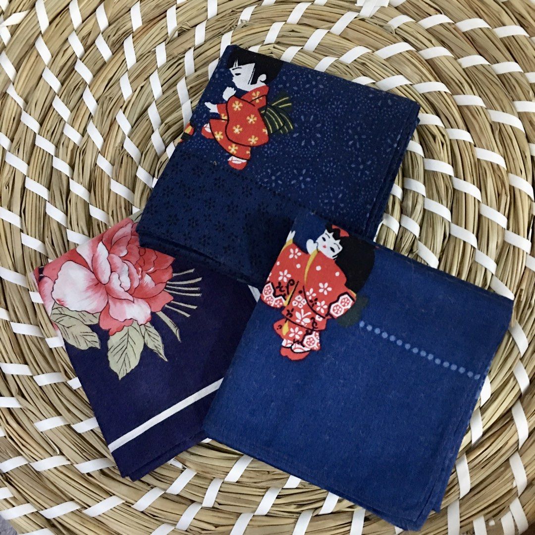 Japan Hankies bundle 3pcs (Category: Scarves) located in Quezon, Isabela. Submitted by hankies_garden2 (Listing ID 1469277342, Image 1). Description: Fixed price‼️ Cotton hankies from Japan 1 day reservation only‼️ *Please manage your expectations if there would be min flaws/ washable dirt/ small storage stain- major flaws will be disclosed #japanhankies #japanscarves #mcm #branded #fendi #picasso #luxuryhanky #celinehandkerchief #fendihandkerchi