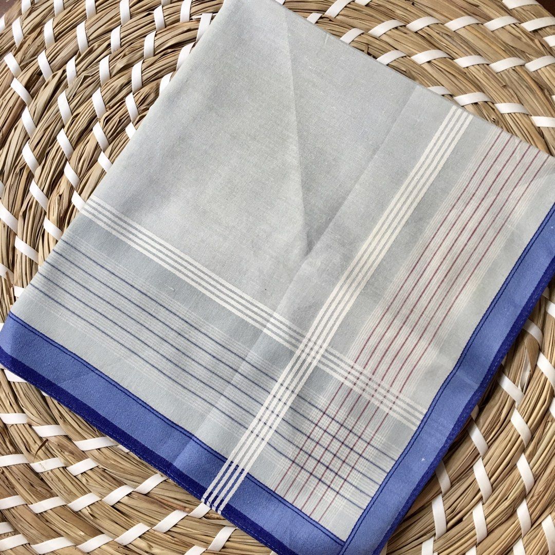 Japan Hankies for men bundle 3pcs (Category: Handkerchief & Pocket Squares) located in Quezon, Isabela. Submitted by hankies_garden2 (Listing ID 1469281753, Image 3). Description: Fixed price‼️ Cotton hankies from Japan 1 day reservation only‼️ *Please manage your expectations if there would be min flaws/ washable dirt/ small storage stain- major flaws will be disclosed #japanhankies #japanscarves #mcm #branded #fendi #picasso #luxuryhanky #celin