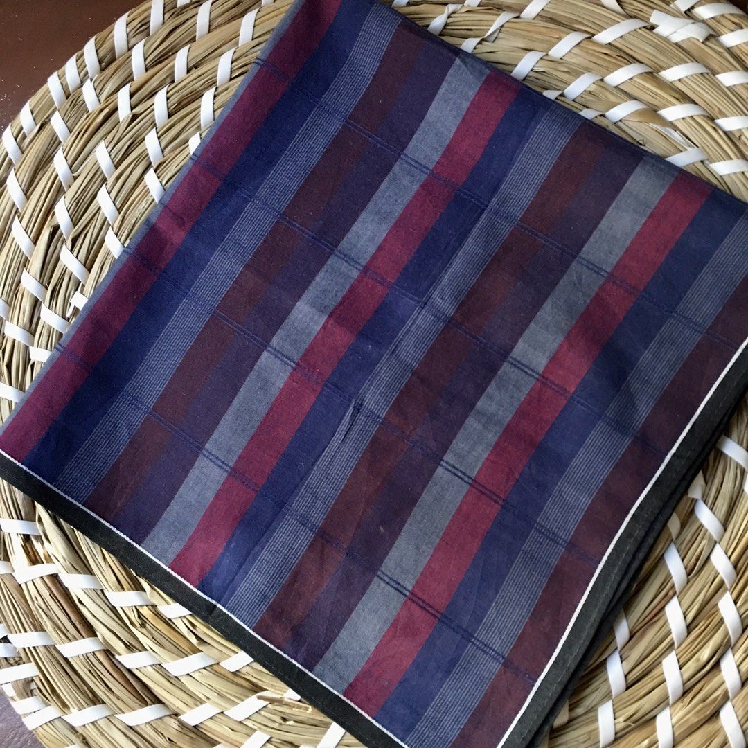 Japan hankies for men bundle 3pcs (Category: Handkerchief & Pocket Squares) located in Quezon, Isabela. Submitted by hankies_garden2 (Listing ID 1469282083, Image 3). Description: Fixed price‼️ Cotton hankies from Japan 1 day reservation only‼️ *Please manage your expectations if there would be min flaws/ washable dirt/ small storage stain- major flaws will be disclosed #japanhankies #japanscarves #mcm #branded #fendi #picasso #luxuryhanky #celin