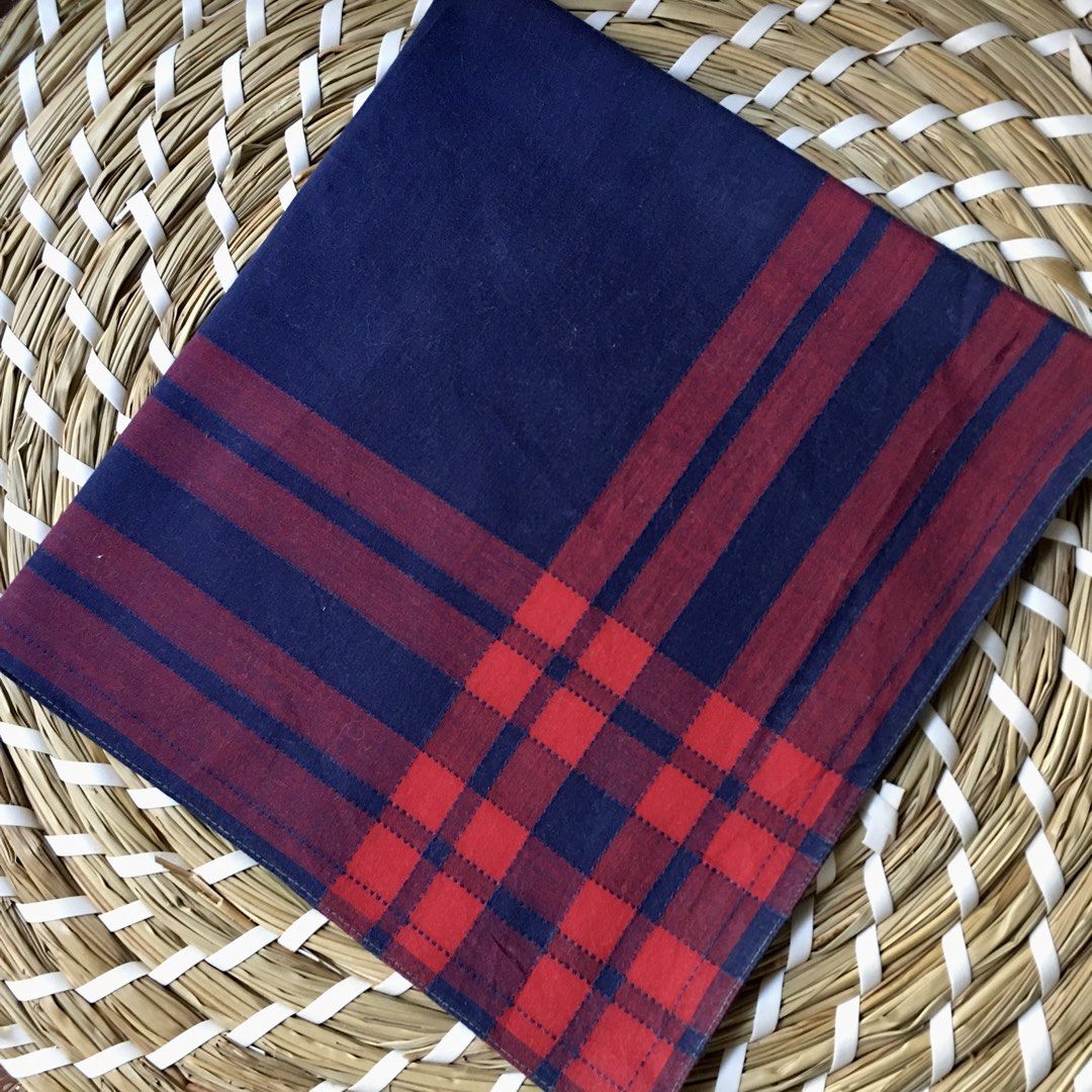 Japan hankies for men bundle 3pcs (Category: Handkerchief & Pocket Squares) located in Quezon, Isabela. Submitted by hankies_garden2 (Listing ID 1469282673, Image 2). Description: Fixed price‼️ Cotton hankies from Japan 1 day reservation only‼️ *Please manage your expectations if there would be min flaws/ washable dirt/ small storage stain- major flaws will be disclosed #japanhankies #japanscarves #mcm #branded #fendi #picasso #luxuryhanky #celin