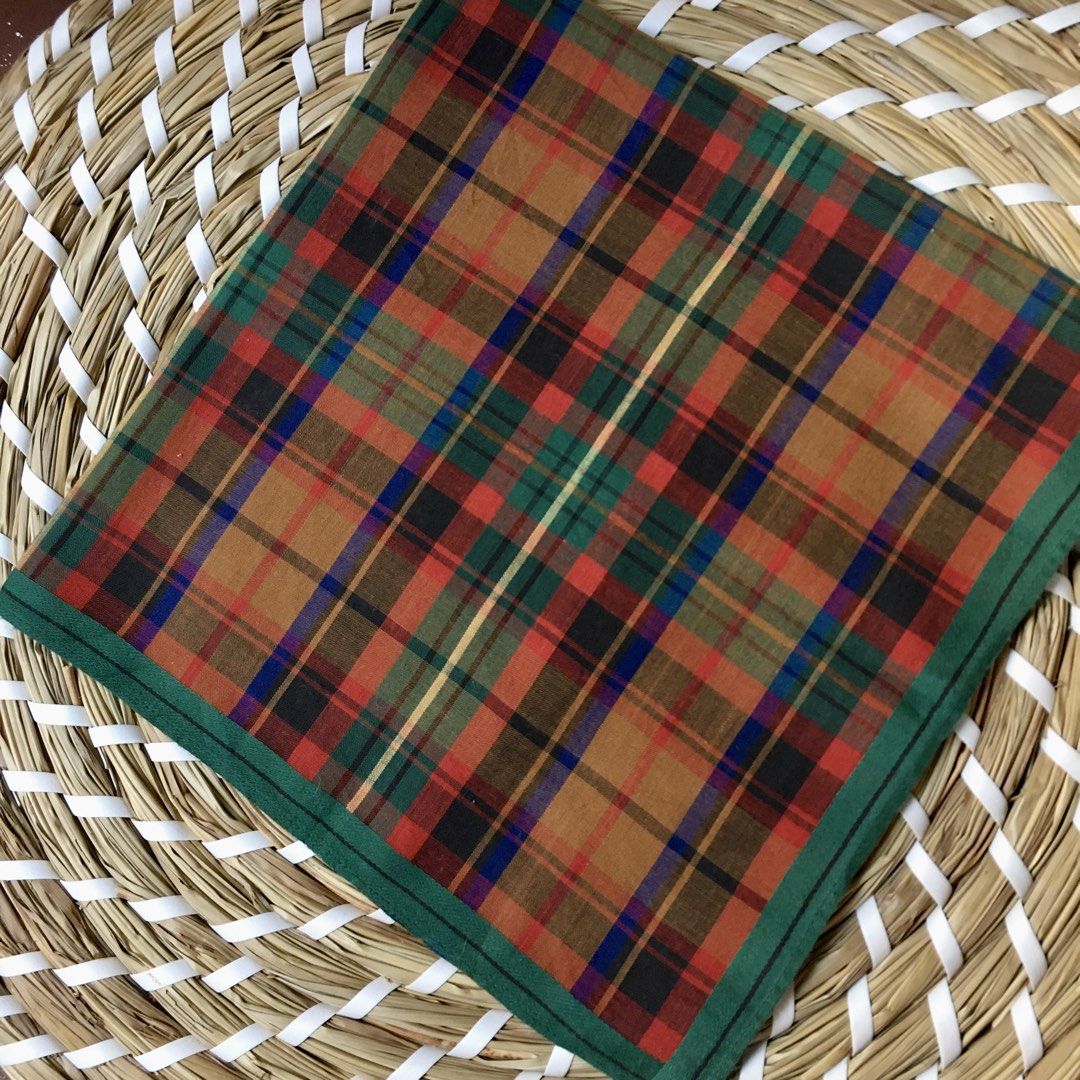 Japan hankies for men bundle 3pcs (Category: Handkerchief & Pocket Squares) located in Quezon, Isabela. Submitted by hankies_garden2 (Listing ID 1469283681, Image 2). Description: Fixed price‼️ Cotton hankies from Japan 1 day reservation only‼️ *Please manage your expectations if there would be min flaws/ washable dirt/ small storage stain- major flaws will be disclosed #japanhankies #japanscarves #mcm #branded #fendi #picasso #luxuryhanky #celin