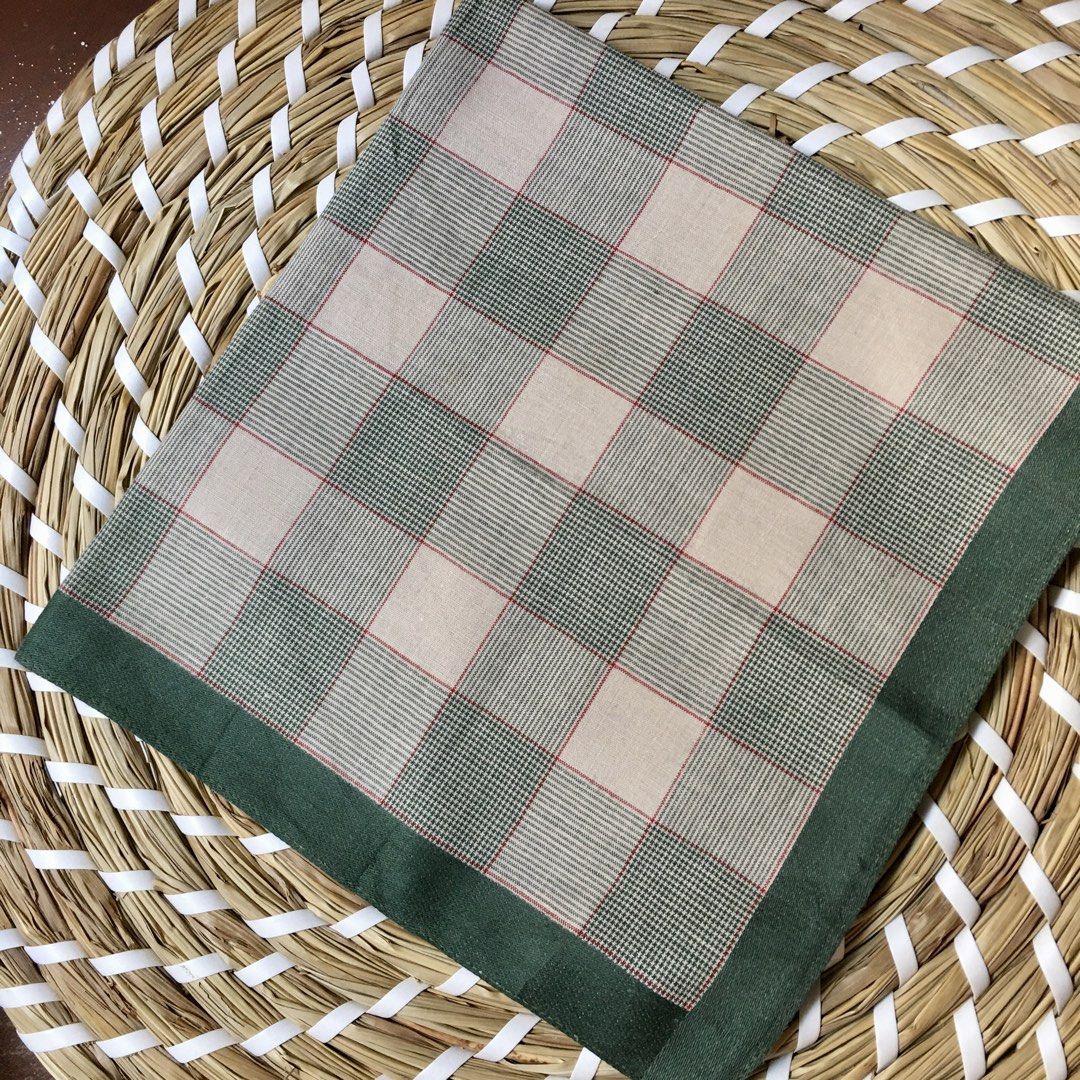 Japan hankies for men bundle 3pcs (Category: Handkerchief & Pocket Squares) located in Quezon, Isabela. Submitted by hankies_garden2 (Listing ID 1469283681, Image 3). Description: Fixed price‼️ Cotton hankies from Japan 1 day reservation only‼️ *Please manage your expectations if there would be min flaws/ washable dirt/ small storage stain- major flaws will be disclosed #japanhankies #japanscarves #mcm #branded #fendi #picasso #luxuryhanky #celin
