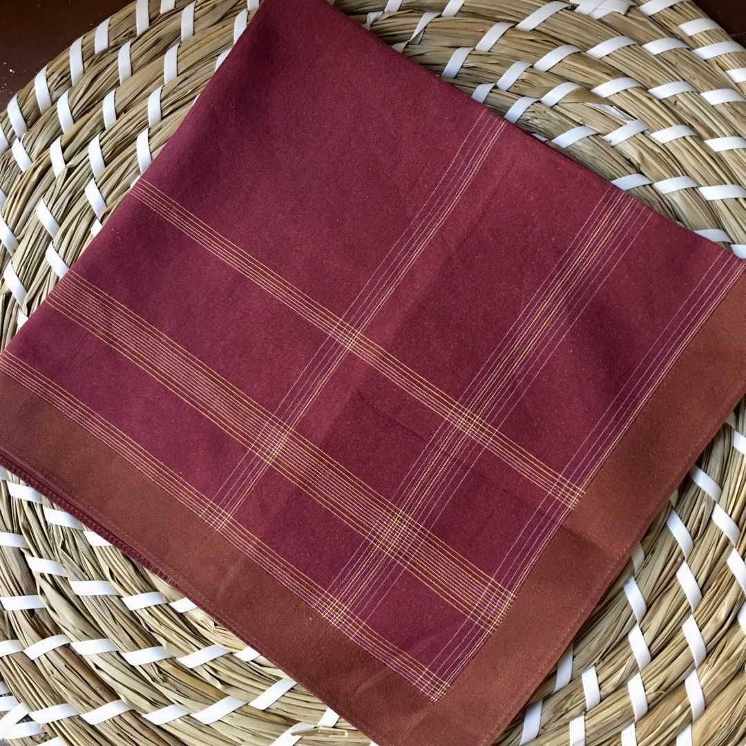 Japan hankies for men bundle 3pcs (Category: Handkerchief & Pocket Squares) located in Quezon, Isabela. Submitted by hankies_garden2 (Listing ID 1469286208, Image 3). Description: Fixed price‼️ Cotton hankies from Japan 1 day reservation only‼️ *Please manage your expectations if there would be min flaws/ washable dirt/ small storage stain- major flaws will be disclosed #japanhankies #japanscarves #mcm #branded #fendi #picasso #luxuryhanky #celin