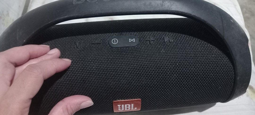 JBL Boombox 2 Portable Bluetooth Speaker (Category: Soundbars, Speakers & Amplifiers) located in Manila. Submitted by fasthorse-5051 (Listing ID 1469211366, Image 3). Description: - Authentic JBL Boombox 2 wireless speaker in sleek black - Heavy-duty, rugged build with a convenient built-in handle for portability - Massive sound output with deep, powerful bass and side passive bass radiators - Convenient top control buttons for power, Bluetooth p