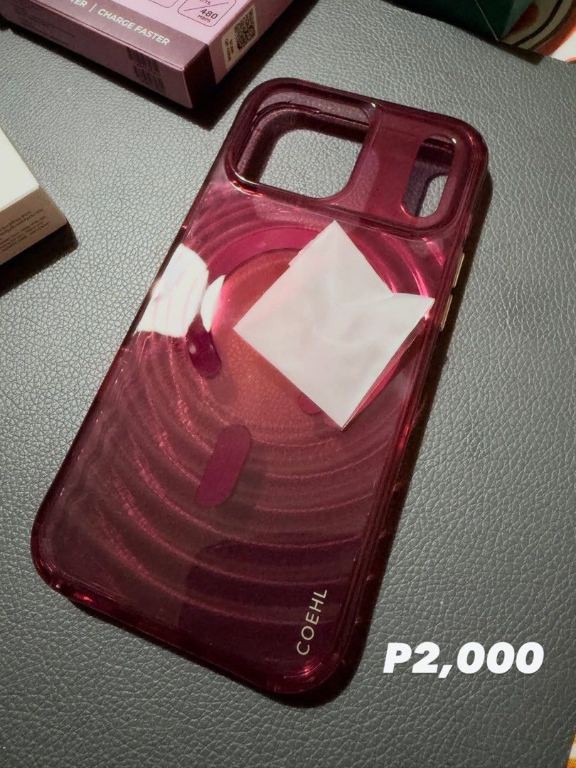 JBL Headset and more (Category: Cases & Sleeves) located in Manila. Submitted by sharmscarousel (Listing ID 1469369450, Image 2). Description: Selling these freebies I got during the midnight launch ng PMC. The clear burgundy case wala ng box but I still have the loop attachments for straps/lanyards. Kunin nyo na po please! 🥹🥹￼.