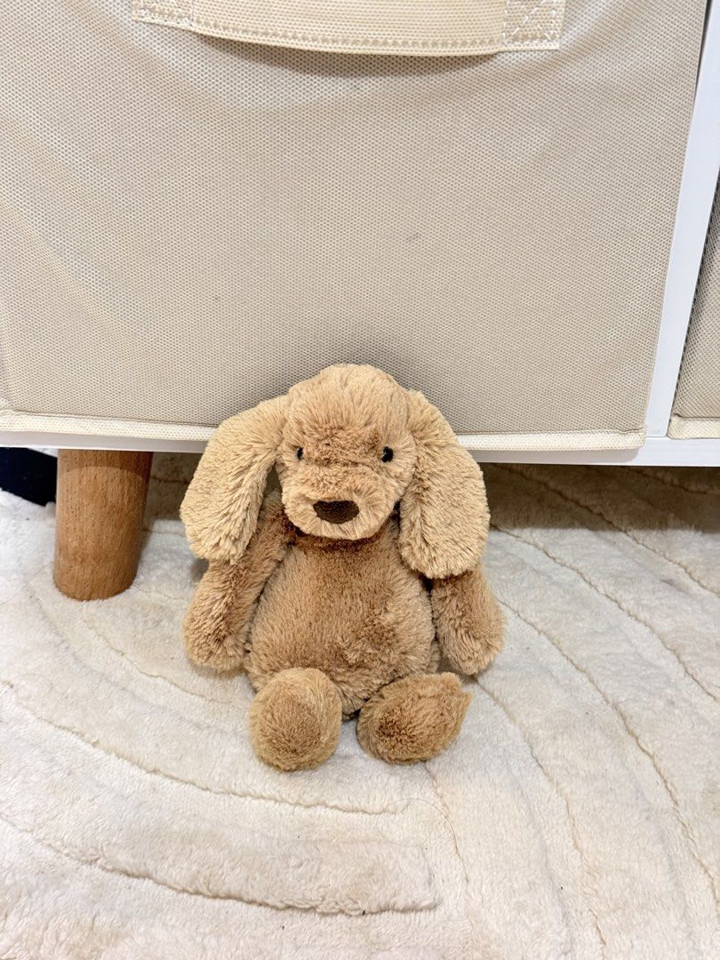 Jellycat bashful toffee puppy small (Category: Plushies & Soft Toys) located in Tagaytay City. Submitted by denalycoco51 (Listing ID 1469287570, Image 1). Description: Please manage expectations before claiming! 💕 • NO REFUND / NO EXCHANGE — all sales are final. • ITEM CONDITION: Good as new, Only used for display. • Authenticity guaranteed • Please check all photos & descriptions carefully. • Payment within 24 hours unless otherwise agreed. • R