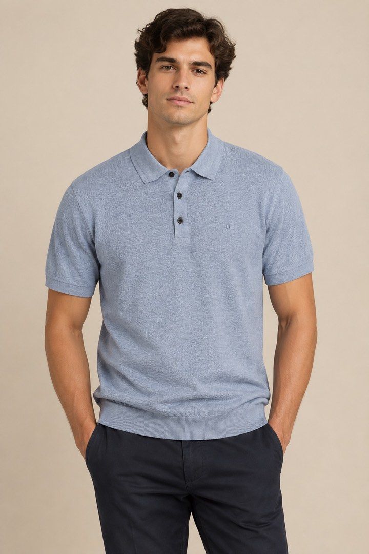 j.lindeberg Knit Polo Shirt (Category: Tshirts & Polo Shirts ) located in Las Pinas. Submitted by southstreetdeals (Listing ID 1469280845, Image 1). Description: J.LINDEBERG Knit Polo Shirt •Width 20 Stretchable •Length 28 •Color rate 9.5/10 •Issue None •Like New Condition .