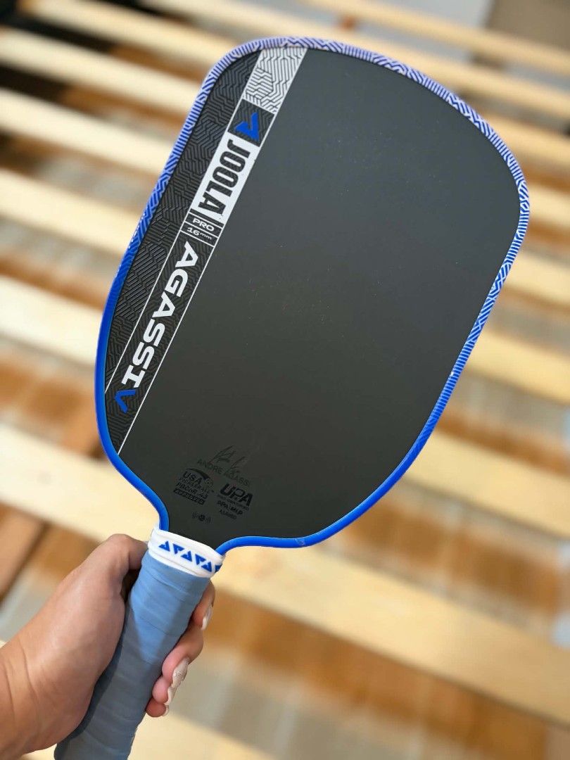 Joola Pro V Agassi (Category: Racket and Ball Sports) located in Catbalogan. Submitted by dvg.20 (Listing ID 1469317555, Image 2). Description: Joola Pro V Agassi • 3 months old •Smooth no dents •Lady Owned •Paddle face still in great shape Original Price: 17,990 Slightly Negotiable🤝 RFS: Paddle Upgrade.