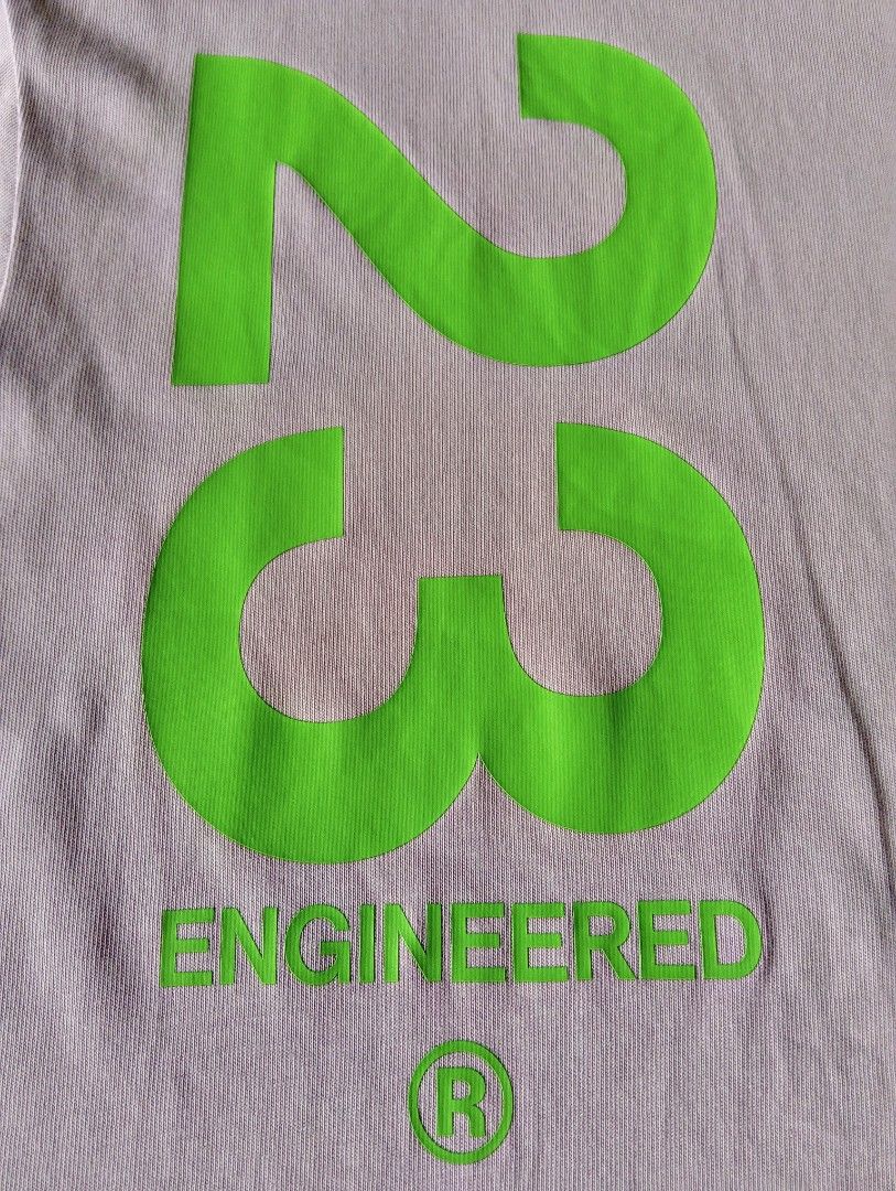 Jordan Engineered 23 Purple T-Shirt (Category: Tshirts & Polo Shirts ) located in Iloilo. Submitted by rapha.houseofactivewear.23 (Listing ID 1469208209, Image 2). Description: - Color: Light purple - Design: Large neon green '23' and Engineered branding on front, small back collar graphic - Fit: Casual short-sleeve - Condition: Excellent, clean with no stains or rips - Style: Great streetwear piece for daily wear.