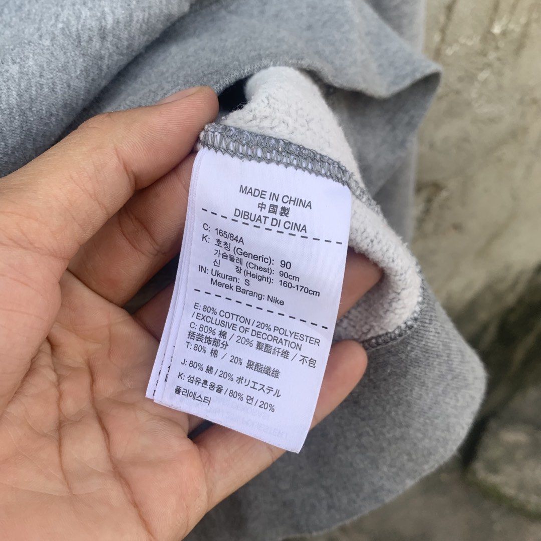 Jordan Sweatshirt grey (Category: Coats, Jackets and Outerwear) located in Manila. Submitted by _thrift.clothes._ (Listing ID 1469169779, Image 3). Description: Size:Small No issue.