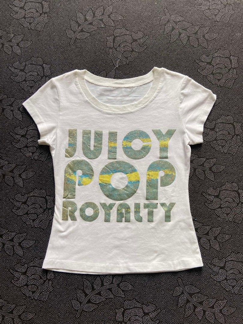 Juicy Couture (Category: Shirts) located in Cavite. Submitted by redkey27 (Listing ID 1469246487, Image 1). Description: Juicy Couture baby tee -cut neck tag -small fittings -verygood condition 899 plus shipping fee.