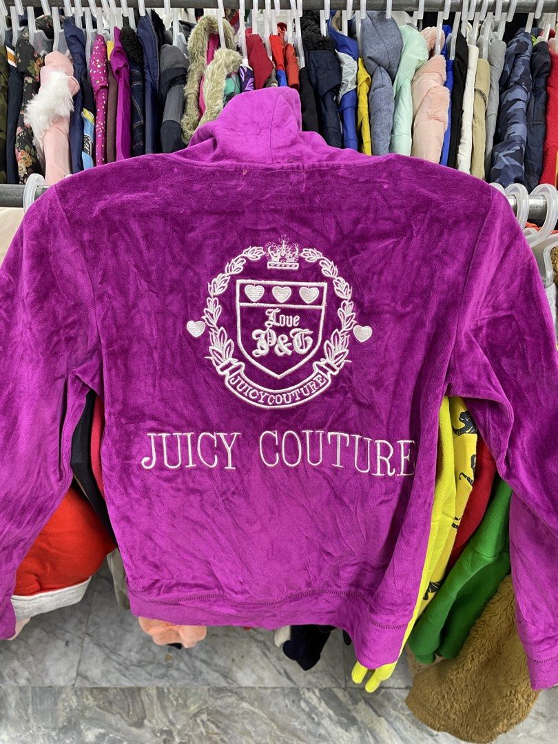Juicy couture (Category: Coats, Jackets and Outerwear) located in Lucena. Submitted by riyizthriftz (Listing ID 1469297920, Image 1). Description: Juicy couture Dimensions W17 L20 Good condition Color rate 9/10.