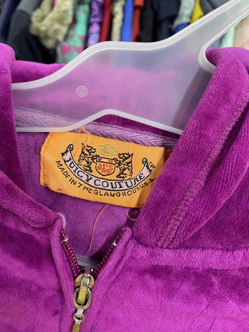Juicy couture (Category: Coats, Jackets and Outerwear) located in Lucena. Submitted by riyizthriftz (Listing ID 1469297920, Image 3). Description: Juicy couture Dimensions W17 L20 Good condition Color rate 9/10.