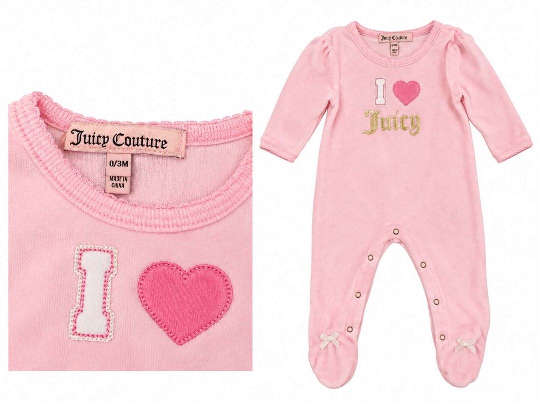 Juicy Couture Onesie (Category: Babies & Kids Fashion) located in Naga. Submitted by prelovedbyrpibars (Listing ID 1469283944, Image 1). Description: .
