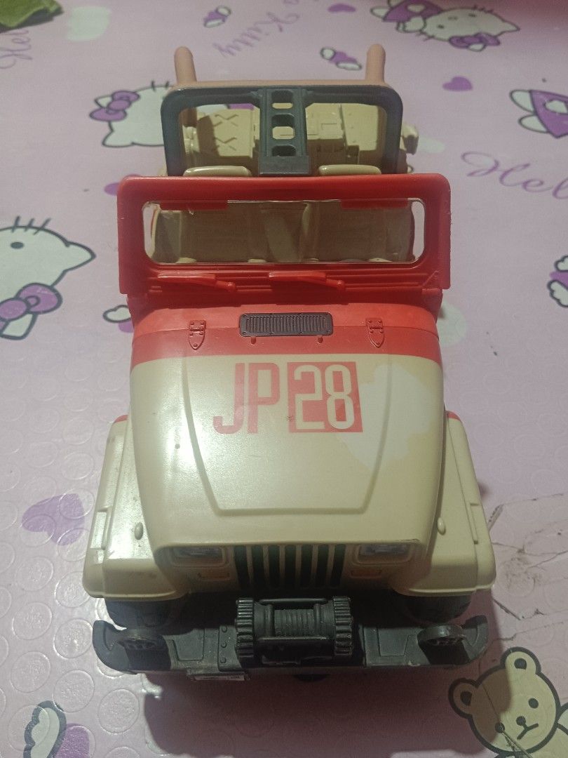 Jurassic park world (Category: Action & Battle Toys) located in Pasig City. Submitted by rednaxela_rich (Listing ID 1469308601, Image 3). Description: 1) 2017 Mattel Jurassic world jeep Wrangler raptor attack Rc vehicle FNH12R as is not working. 2) 2024 Mattel 16" Jurassic world indoraptor track and attack dinosaur working sounds..