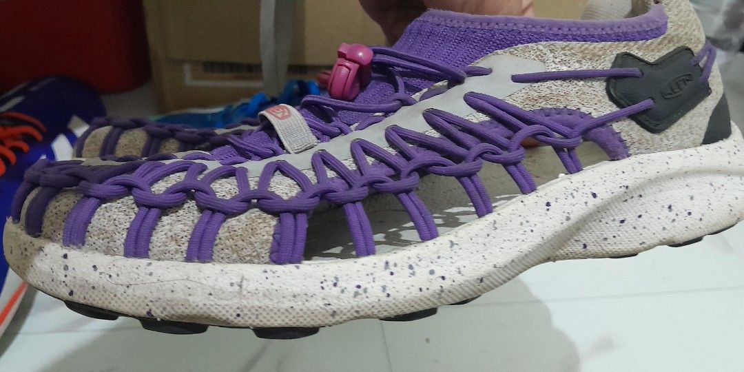 Keen sandals 7.5 us women (Category: Sandals) located in Manila. Submitted by dreamweaver25 (Listing ID 1469307113, Image 3). Description: almost brand new rfs wrong size orig keen usa violet 7.5 us women free orig converse backpack pick up starbucks cyberpark 1/mrt cubao ship via lalamove or jrs price is fixed.