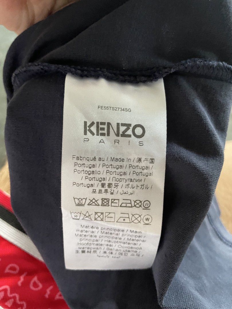 Kenzo Drawn Varsity Embroidered Tee (Category: Tshirts & Polo Shirts ) located in Angeles City. Submitted by wa2si (Listing ID 1469240914, Image 2). Description: Size: XL Width: 22 Length: 29” Excellent condition No flaws.