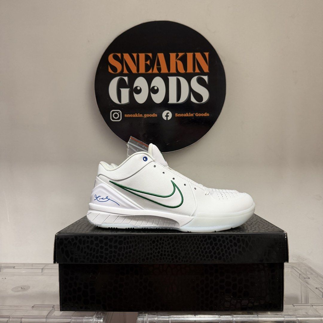 Kobe 4 Draft Pack Timberwolves (Category: Sneakers) located in Manila. Submitted by sneakin_goods (Listing ID 1469305951, Image 1). Description: Kobe 4 Draft Pack "Timberwolves" sz 8.5 mens brandnew and complete PHP 9,495 below srp of 10,295.