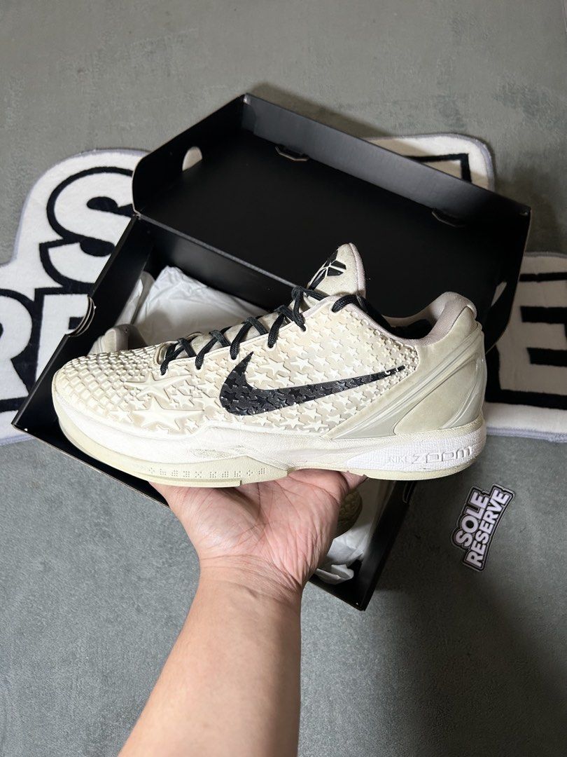 Kobe 6 Sail (Category: Sneakers) located in Paranaque City. Submitted by solesepz (Listing ID 1469311138, Image 2). Description: 𝐅𝐎𝐑 𝐒𝐀𝐋𝐄 / 𝐅𝐎𝐑 𝐓𝐑𝐀𝐃𝐄 Kobe 6 “Sail” ₱7,495 only Size 11 Used 8/10 Condition Signs of Usage Minor Issues Replacement Kobe 5 Box 𝗦𝗼𝗹𝗲 𝗥𝗲𝘀𝗲𝗿𝘃𝗲 𝗢𝗳𝗳𝗶𝗰𝗶𝗮𝗹 𝗼𝗻 𝗙𝗮𝗰𝗲𝗯𝗼𝗼𝗸 @𝘀𝗼𝗹𝗲𝗿𝗲𝘀𝗲𝗿𝘃𝗲.𝗼𝗳𝗳𝗶𝗰𝗶𝗮𝗹 𝗼𝗻 𝗜𝗻𝘀𝘁𝗮𝗴𝗿𝗮𝗺.