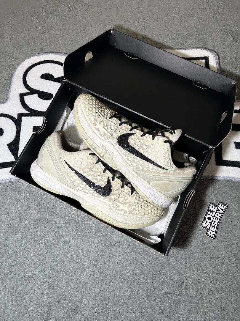 Kobe 6 Sail (Category: Sneakers) located in Paranaque City. Submitted by solesepz (Listing ID 1469311138, Image 1). Description: 𝐅𝐎𝐑 𝐒𝐀𝐋𝐄 / 𝐅𝐎𝐑 𝐓𝐑𝐀𝐃𝐄 Kobe 6 “Sail” ₱7,495 only Size 11 Used 8/10 Condition Signs of Usage Minor Issues Replacement Kobe 5 Box 𝗦𝗼𝗹𝗲 𝗥𝗲𝘀𝗲𝗿𝘃𝗲 𝗢𝗳𝗳𝗶𝗰𝗶𝗮𝗹 𝗼𝗻 𝗙𝗮𝗰𝗲𝗯𝗼𝗼𝗸 @𝘀𝗼𝗹𝗲𝗿𝗲𝘀𝗲𝗿𝘃𝗲.𝗼𝗳𝗳𝗶𝗰𝗶𝗮𝗹 𝗼𝗻 𝗜𝗻𝘀𝘁𝗮𝗴𝗿𝗮𝗺.