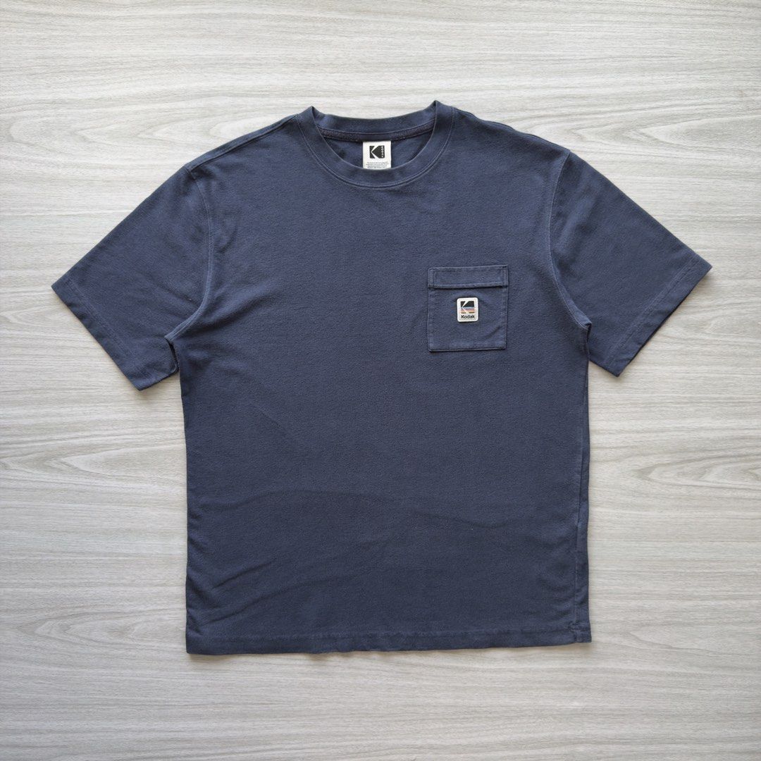 Kodak Pocket T-shirt (Category: Tshirts & Polo Shirts ) located in Zamboanga. Submitted by timelytreasuresthrift (Listing ID 1469229664, Image 1). Description: Kodak Pocket T-shirt Good Condition Actual measurements (Inches): 28.5 Length 22 Armpit to armpit 20 Shoulder 9.5 Sleeve Php 600 + sf.