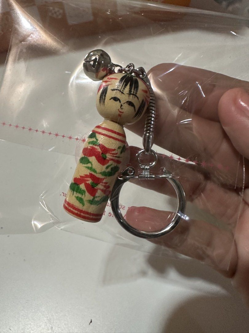 Kokeshi doll keychain (Category: Other Merchandise) located in Davao. Submitted by favoritepreloved (Listing ID 1469293325, Image 1). Description: .