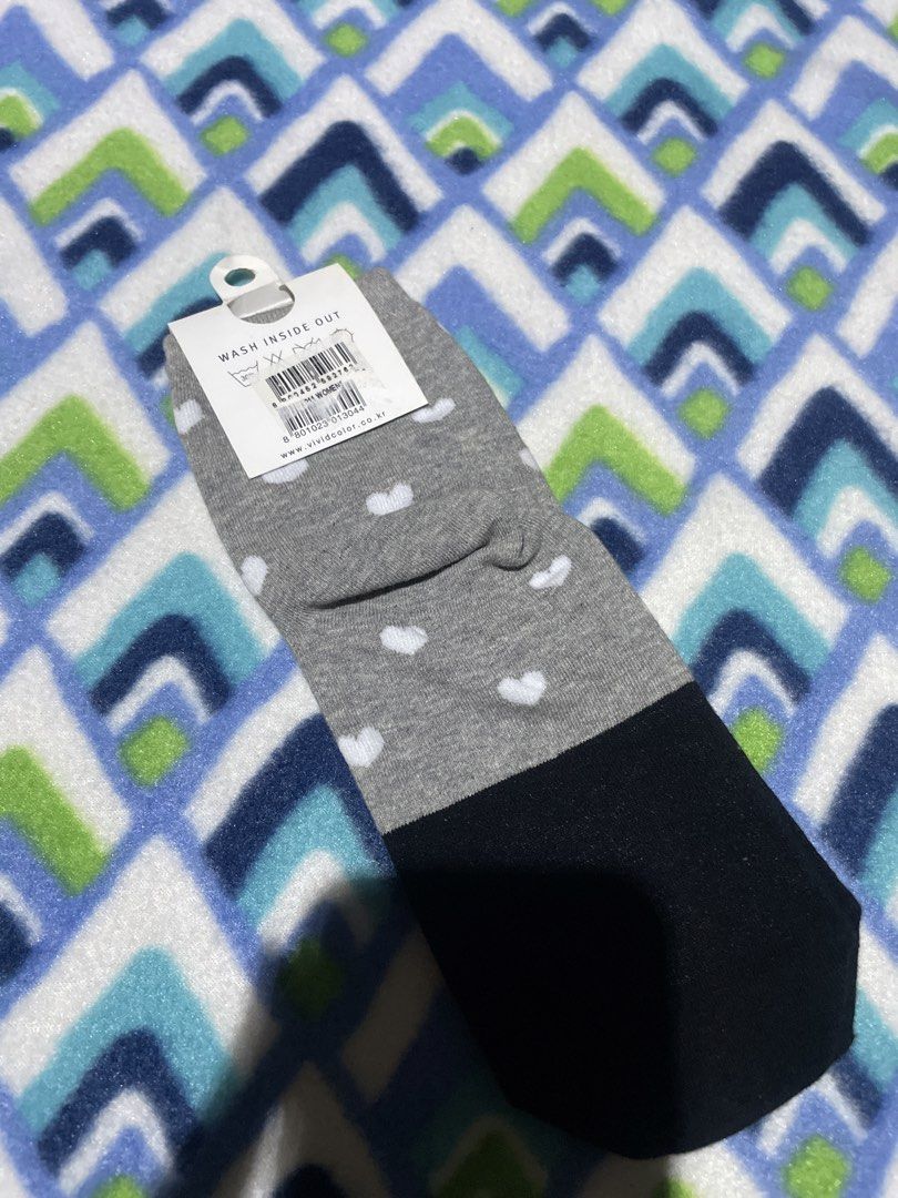Kumamon socks (Category: Socks & Tights) located in Manila. Submitted by sapsari (Listing ID 1469303238, Image 2). Description: - Condition: Brand new with original retail tags - Design: Grey and black colorway with .